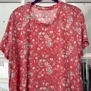 Lucky brand casual floral tee
